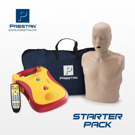 STARTER PACK Mannequin Adulte et defibeillateur Defibtech